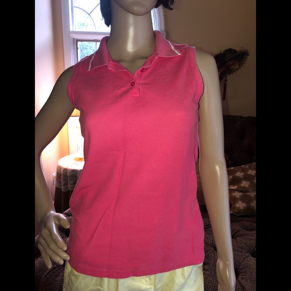 Casual Corner Annex Polo-shirt Pink S 100% cotton
